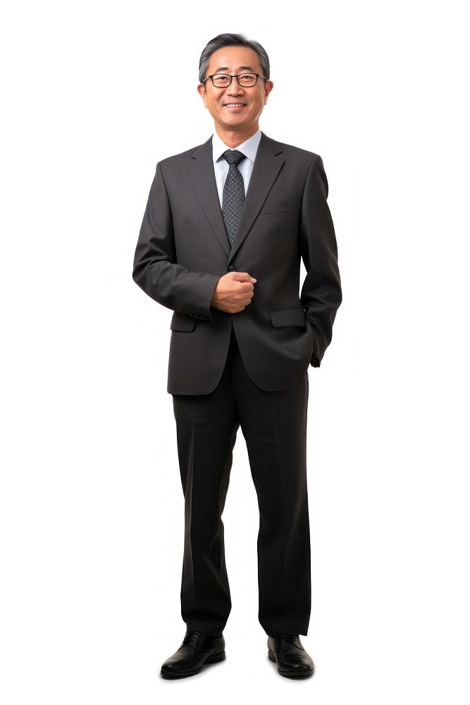 Standing glasses tuxedo blazer. AI generated Image by rawpixel.
