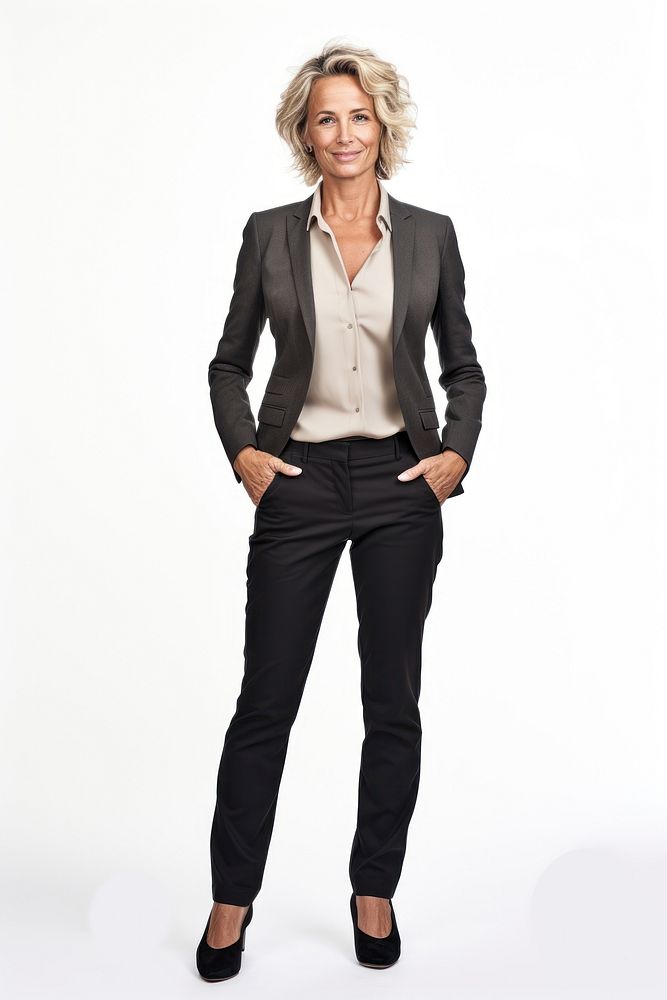 Blazer jacket adult woman. AI generated Image by rawpixel.