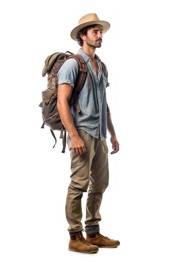 Backpack footwear travel adult. AI generated Image by rawpixel.