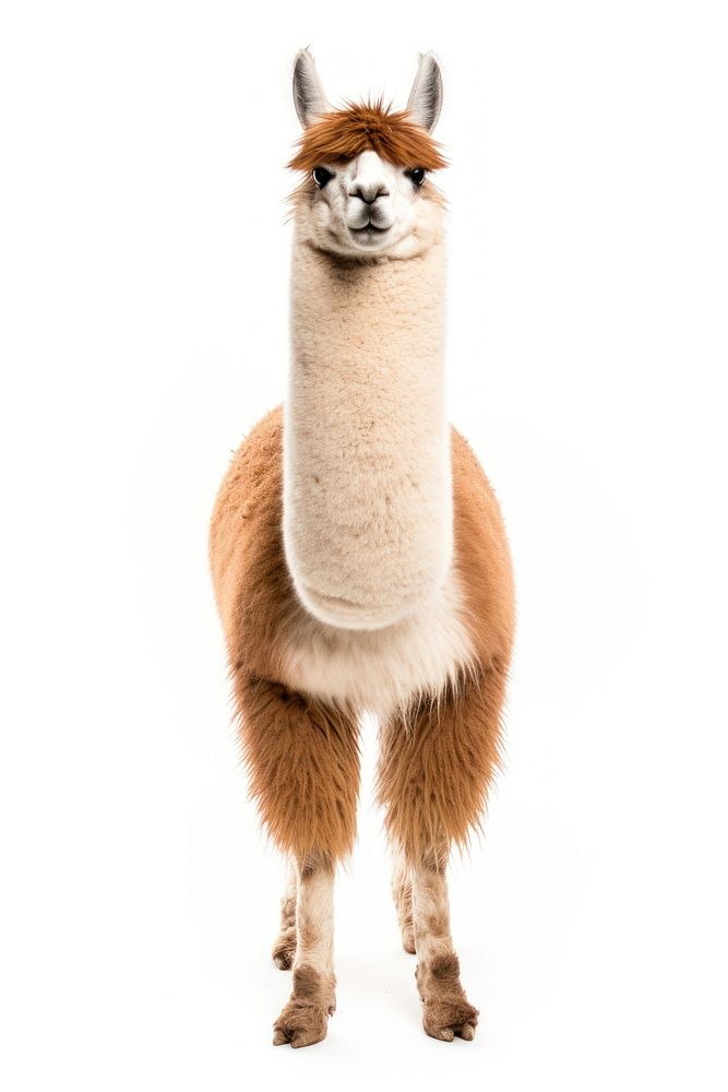 Llama mammal animal alpaca. AI generated Image by rawpixel.