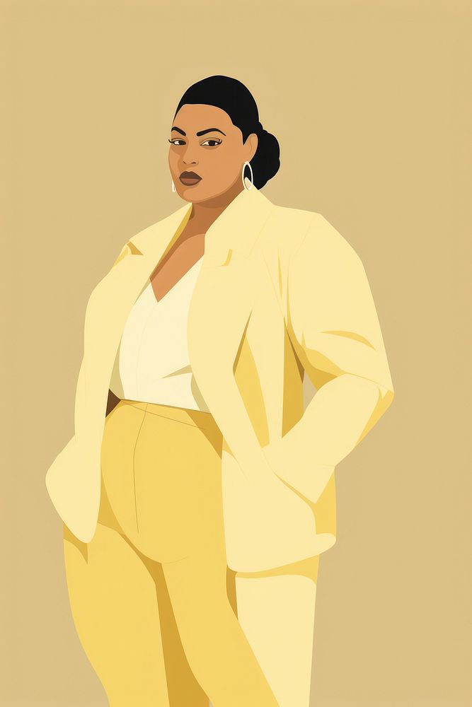 Yellow suit face accessories. AI generated Image by rawpixel.