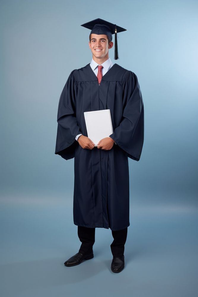 Graduation student adult man. 