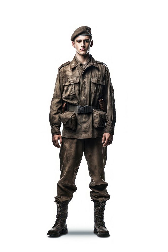 Military soldier jacket adult. AI generated Image by rawpixel.