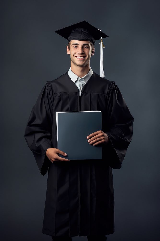 Graduation certificate photography portrait. AI generated Image by rawpixel.