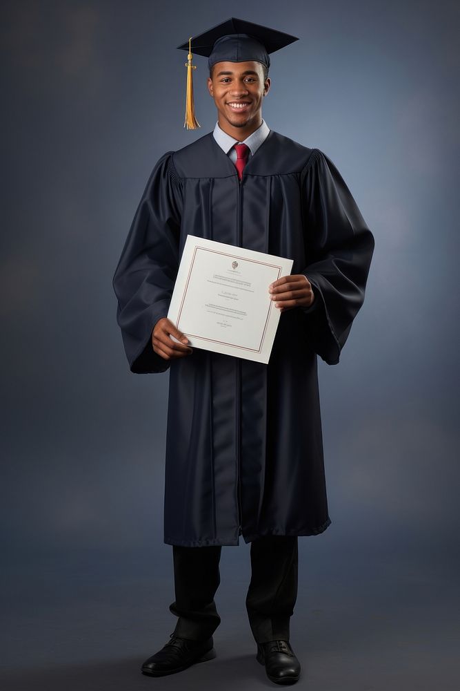 Graduation certificate student holding. AI generated Image by rawpixel.