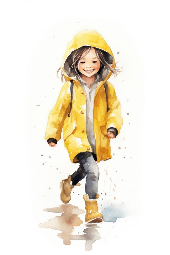 Coat raincoat footwear walking. AI generated Image by rawpixel.