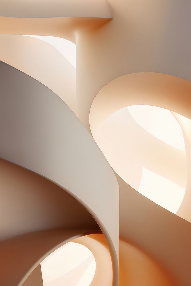 Architecture staircase abstract lighting. AI generated Image by rawpixel.