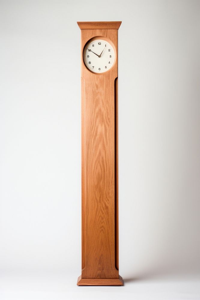 Clock wood white background architecture. AI generated Image by rawpixel.