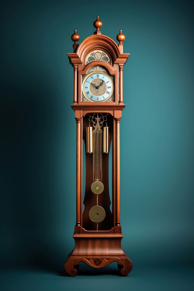Clock architecture tower wood. AI generated Image by rawpixel.