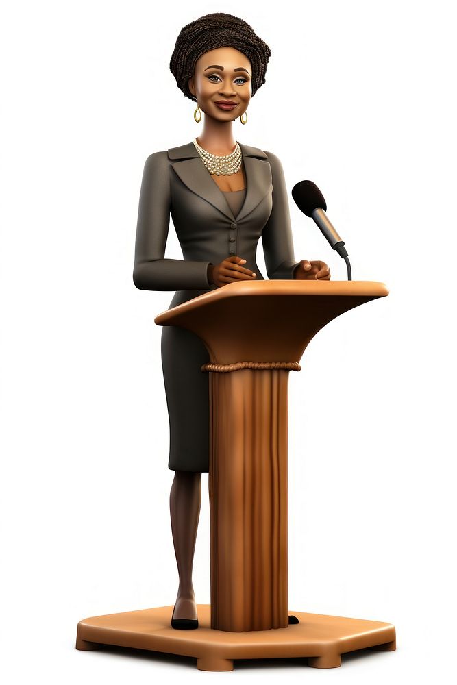 Microphone cartoon podium adult. AI generated Image by rawpixel.
