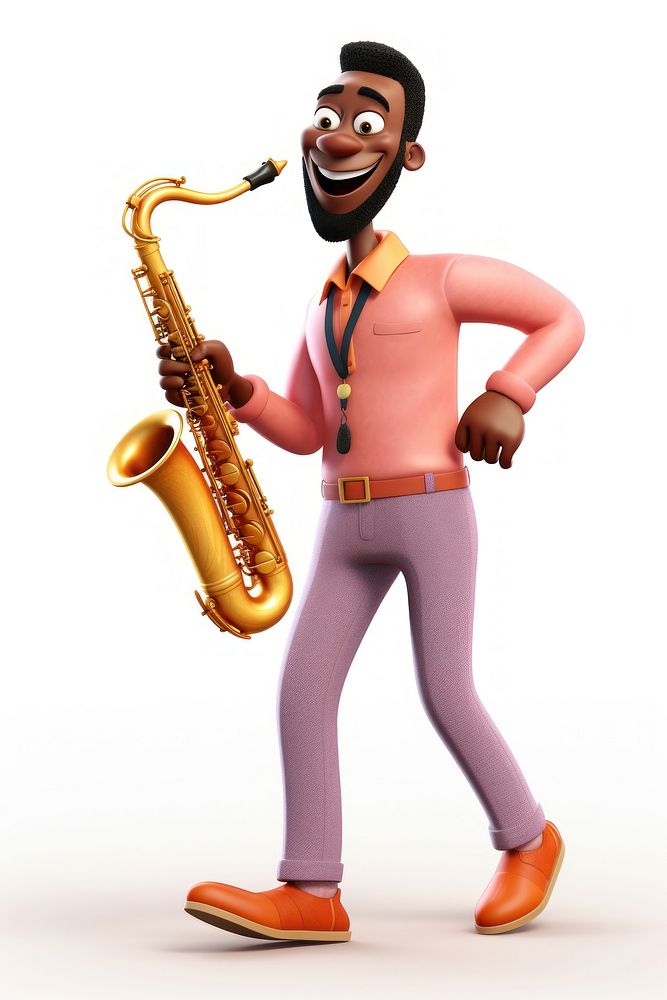 Saxophone adult saxophonist performance. AI generated Image by rawpixel.