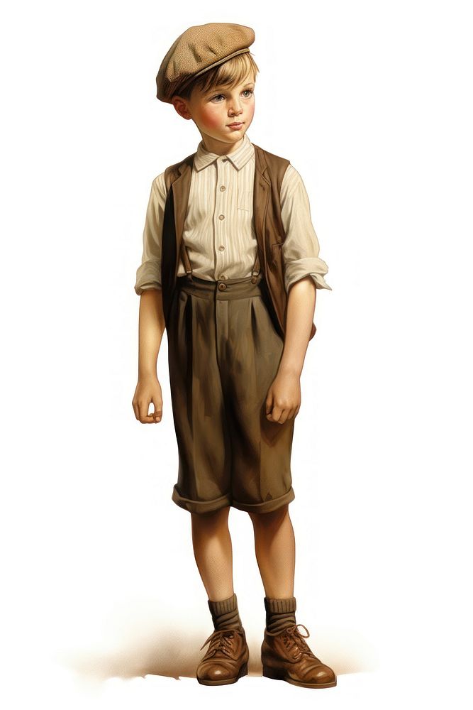 Footwear child boy portrait. AI generated Image by rawpixel.