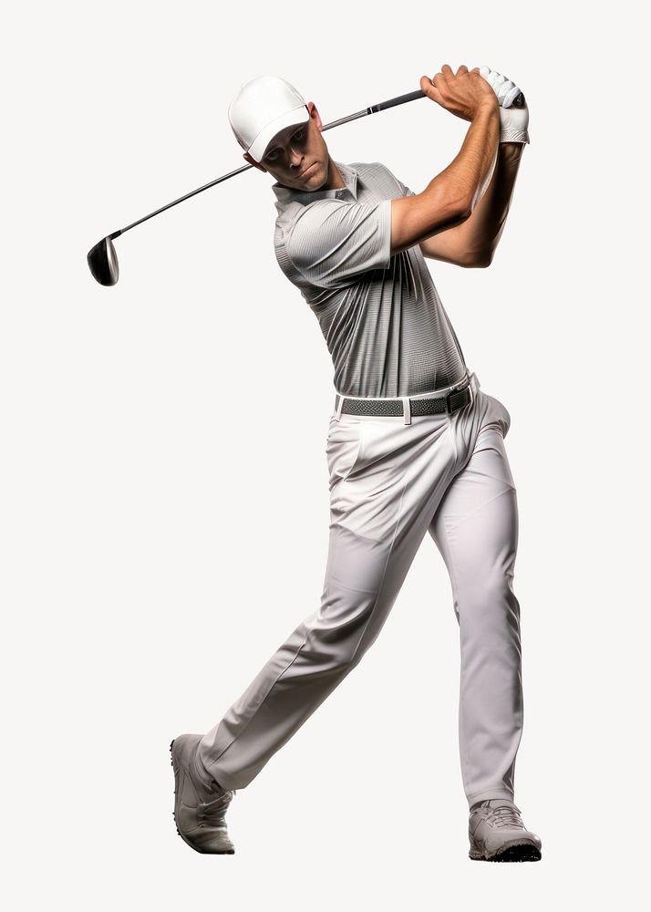 Golf sports golfer adult. AI generated Image by rawpixel.