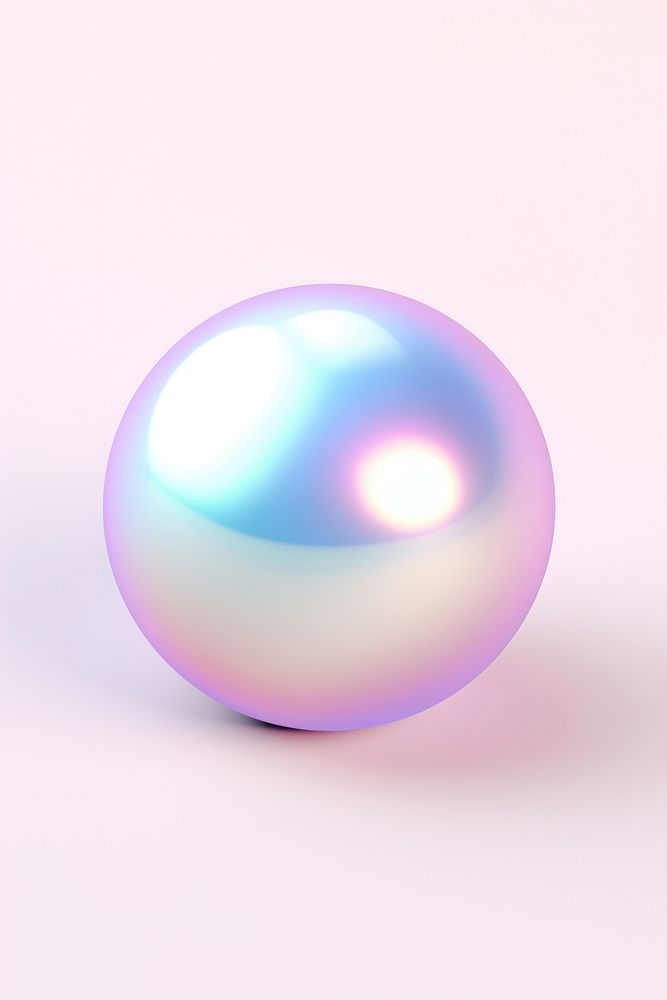 Jewelry sphere pearl white background. AI generated Image by rawpixel.