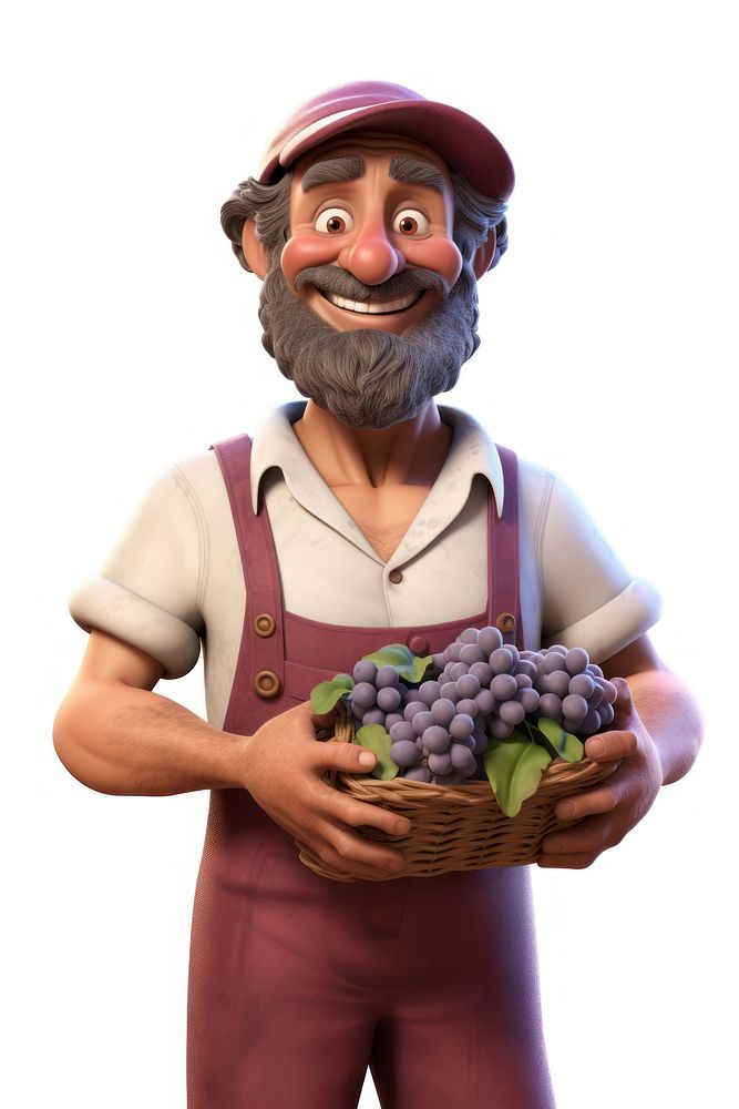 Grapes portrait holding adult. AI generated Image by rawpixel.