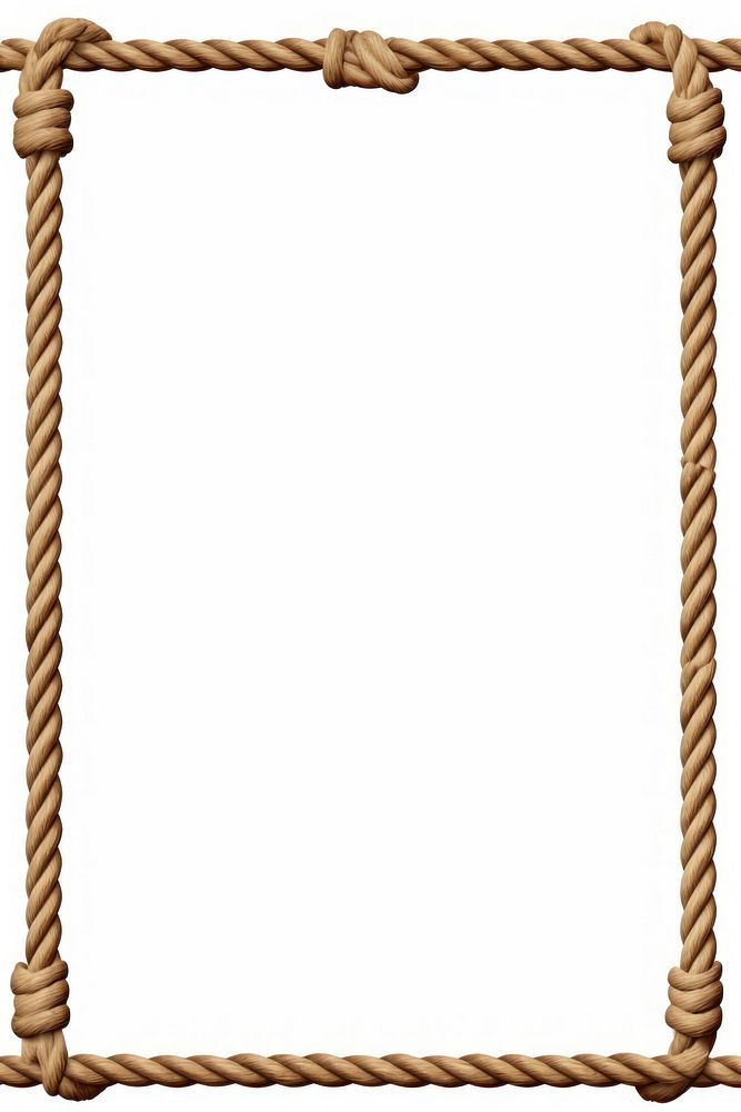 A rope frame backgrounds white background blackboard. AI generated Image by rawpixel.