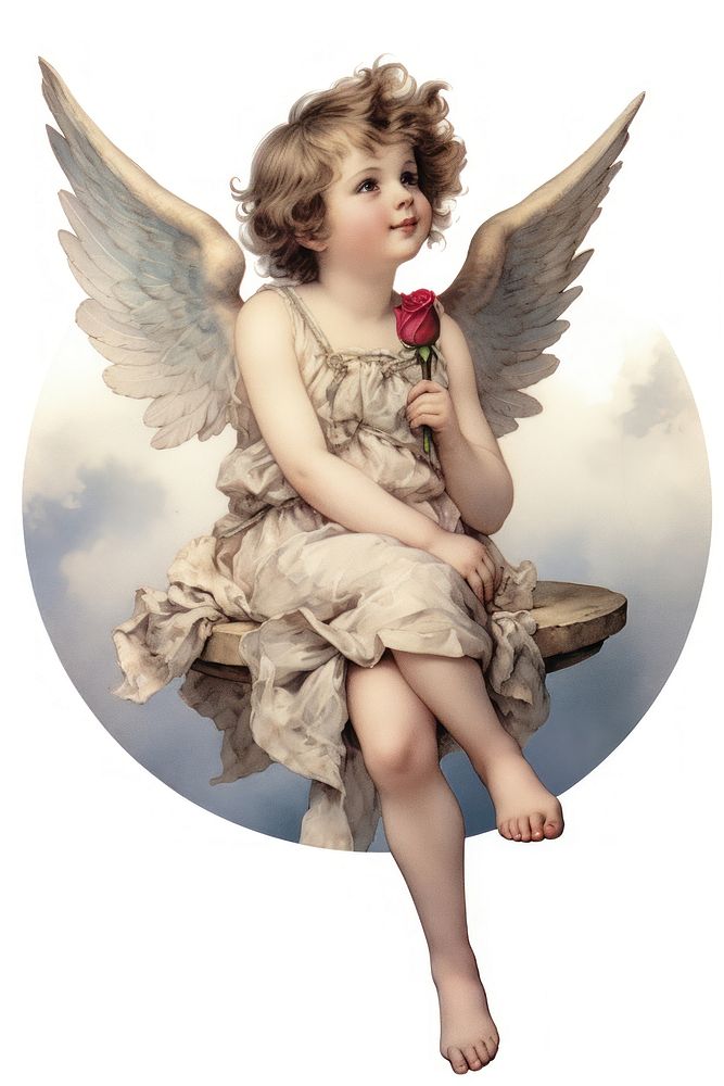 little child angle angel cupid | Premium Photo Illustration - rawpixel