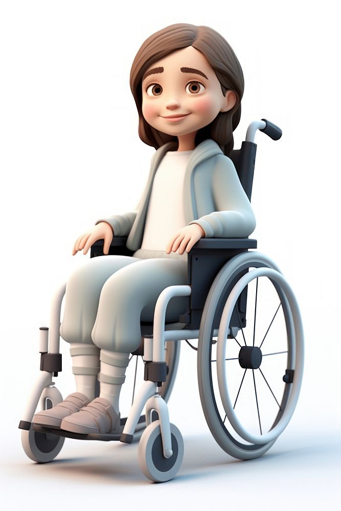 Wheelchair smiling white background parasports. | Premium Photo ...