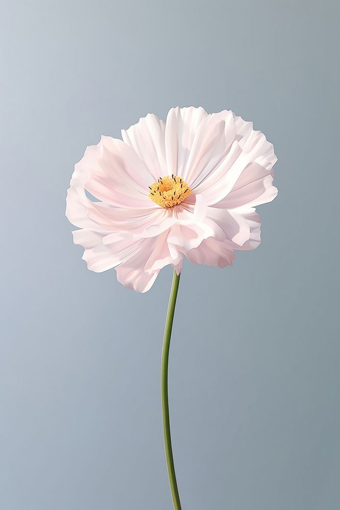 Flower blossom cosmos petal. AI generated Image by rawpixel.