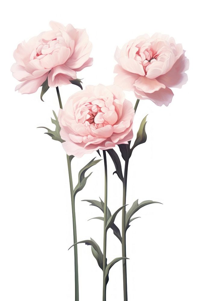 Flower blossom plant peony. AI generated Image by rawpixel.