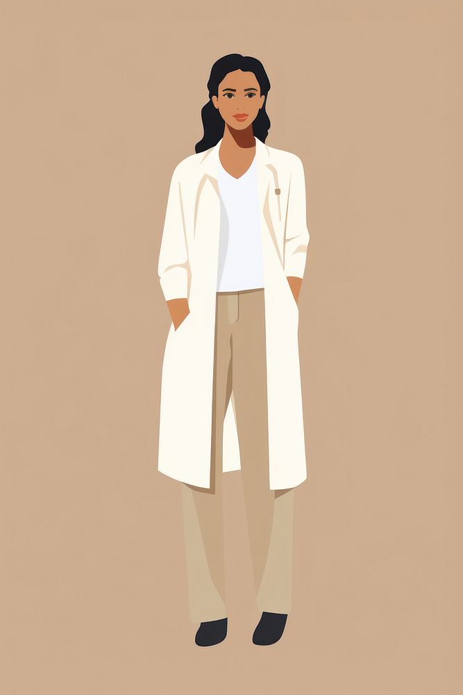 Overcoat doctor adult man. AI generated Image by rawpixel.