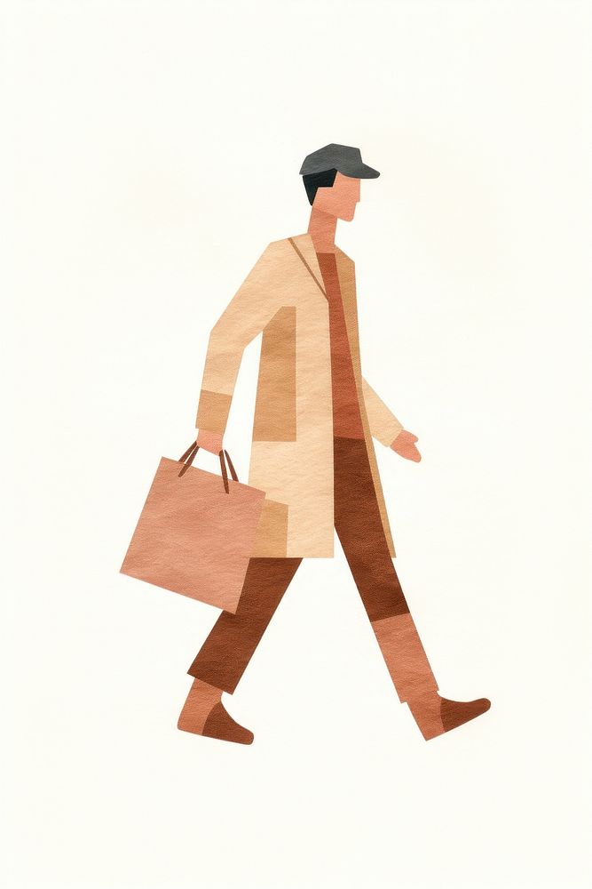Shopping coat bag consumerism. AI generated Image by rawpixel.