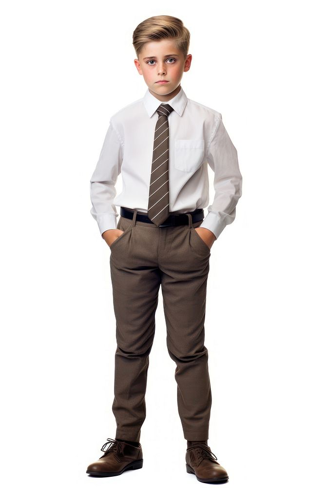 Shirt adult tie white background. AI generated Image by rawpixel.