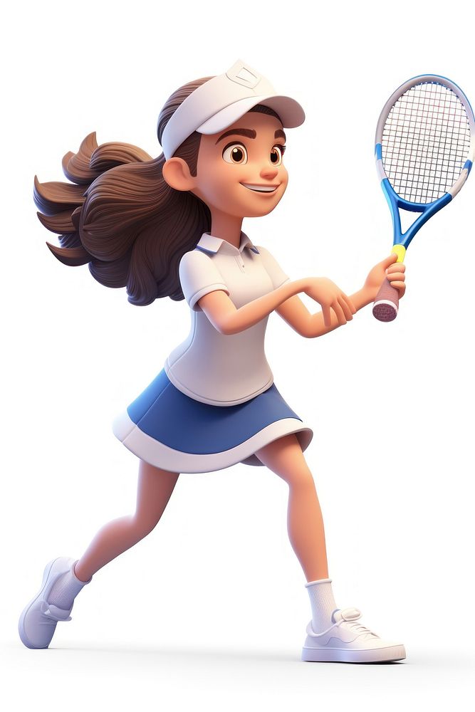 Tennis cartoon sports racket. | Premium Photo Illustration - rawpixel