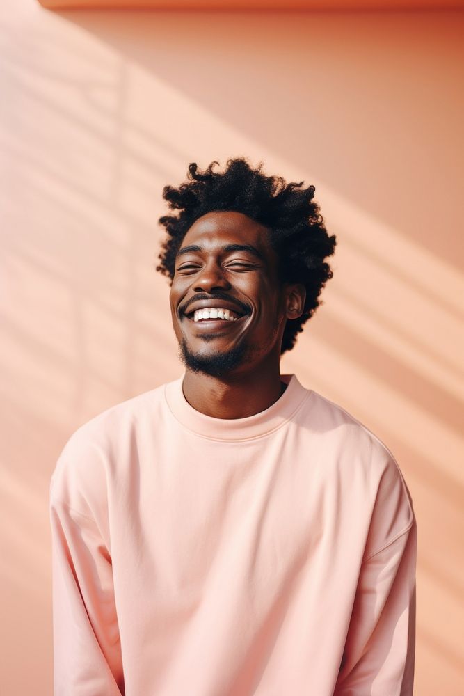 Laughing portrait adult smile. AI generated Image by rawpixel.