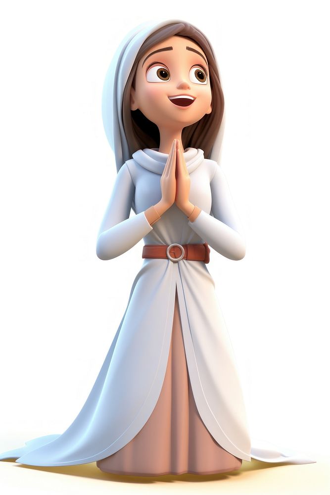 Figurine smiling cartoon white. AI generated Image by rawpixel.