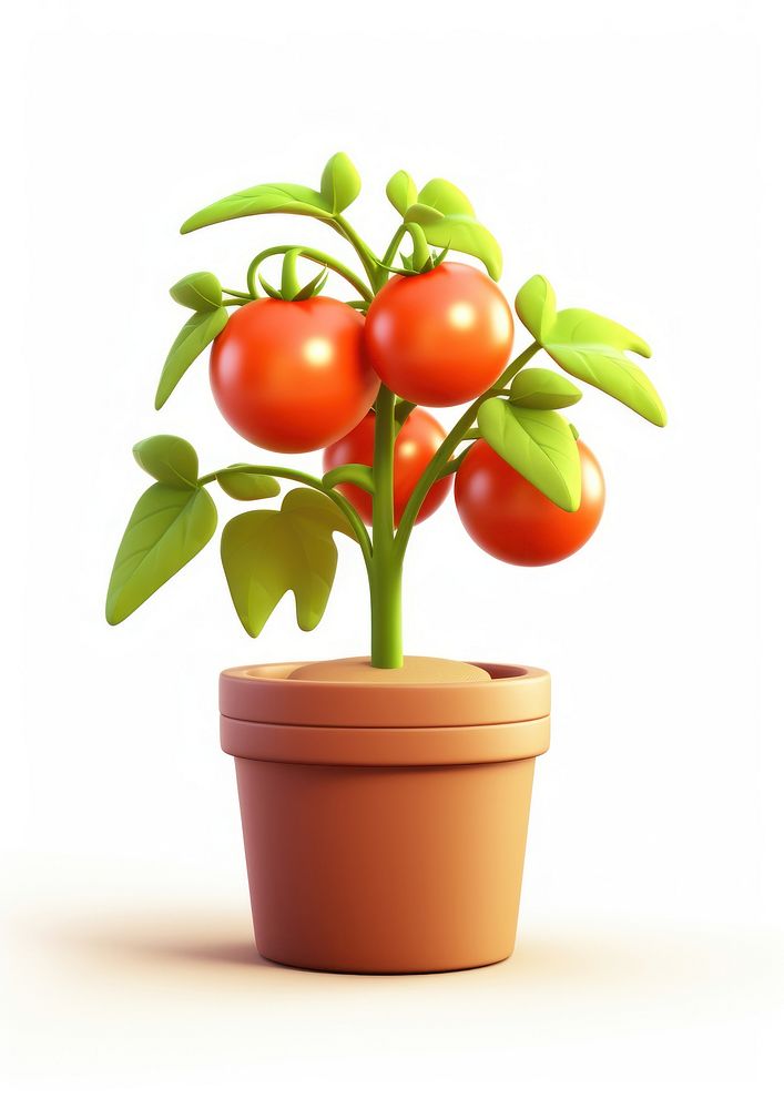 Tomato plant vegetable fruit. AI generated Image by rawpixel.