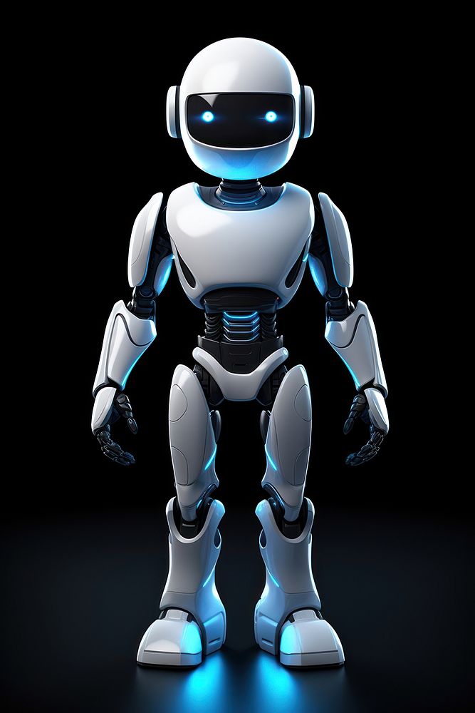 Robot cartoon human futuristic. AI generated Image by rawpixel.