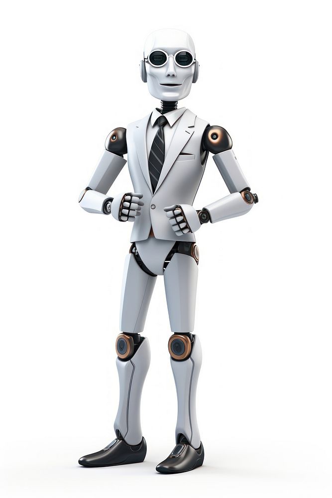 Robot cartoon adult human. AI generated Image by rawpixel.