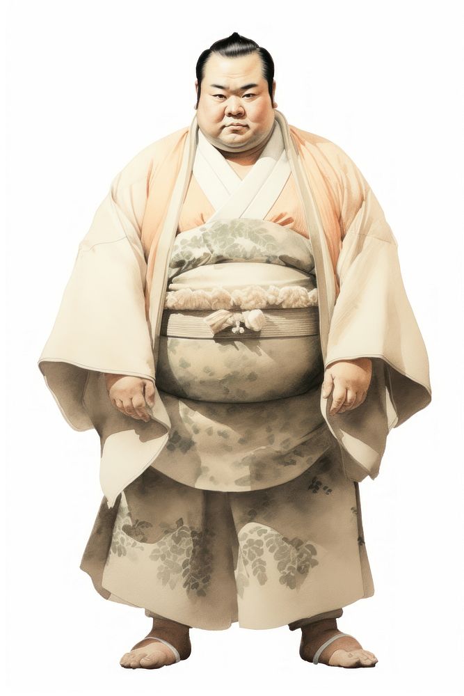 Kimono adult robe male. AI generated Image by rawpixel.