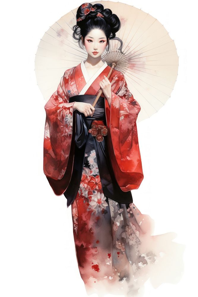Kimono tradition fashion adult. AI generated Image by rawpixel.