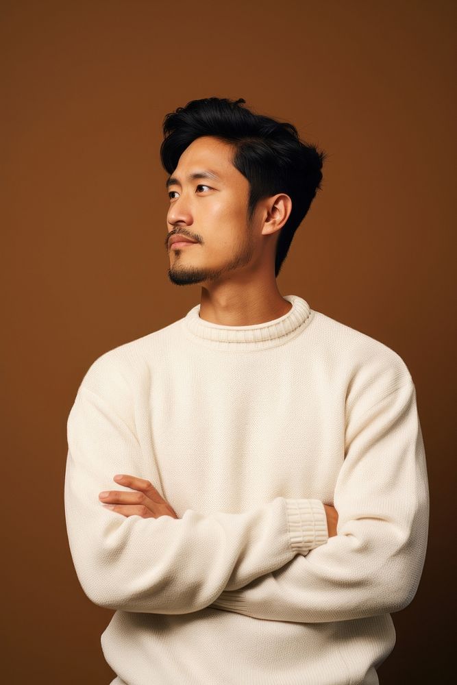 Sweater portrait looking adult. AI generated Image by rawpixel.