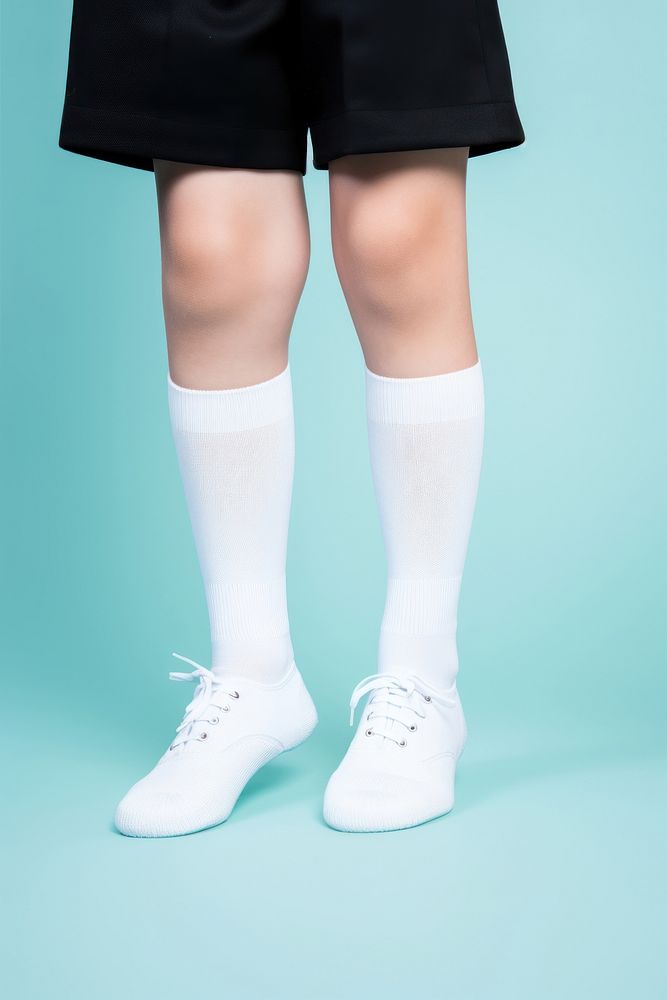 Sock footwear shorts white. AI generated Image by rawpixel.