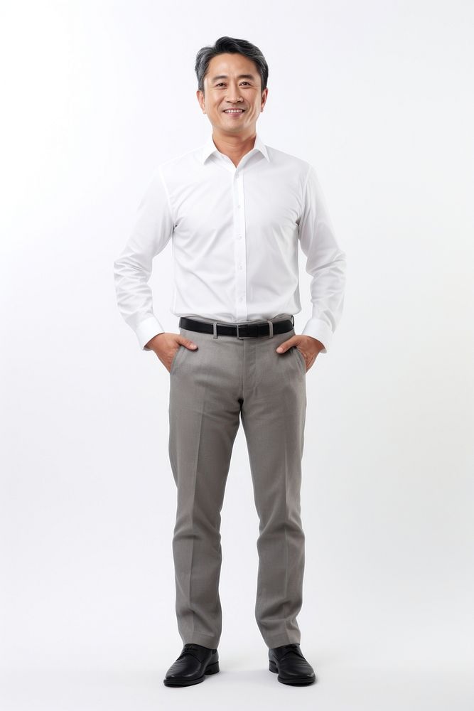 Standing shirt adult man. AI generated Image by rawpixel.