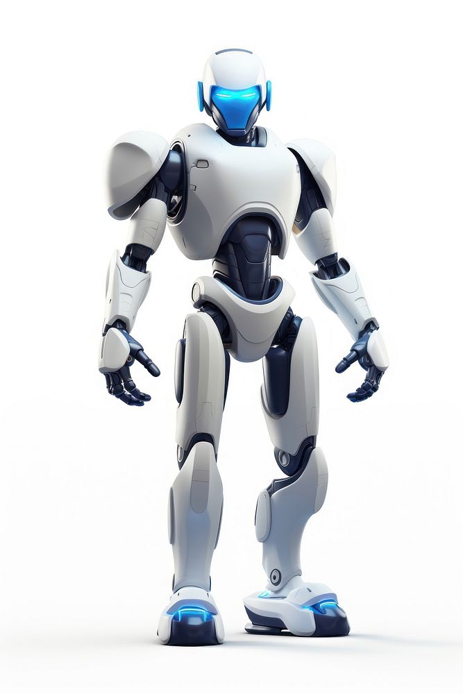Robot cartoon white adult. AI generated Image by rawpixel.