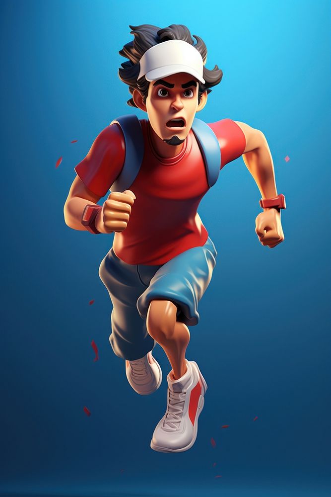 Running determination competition exercising. AI generated Image by rawpixel.