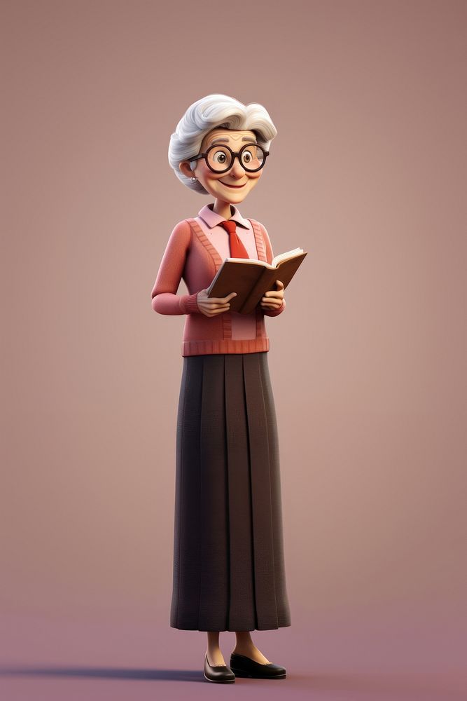 Publication cartoon female adult. AI generated Image by rawpixel.