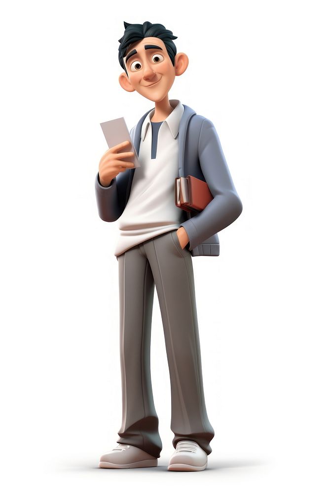Figurine cartoon adult man. AI generated Image by rawpixel.