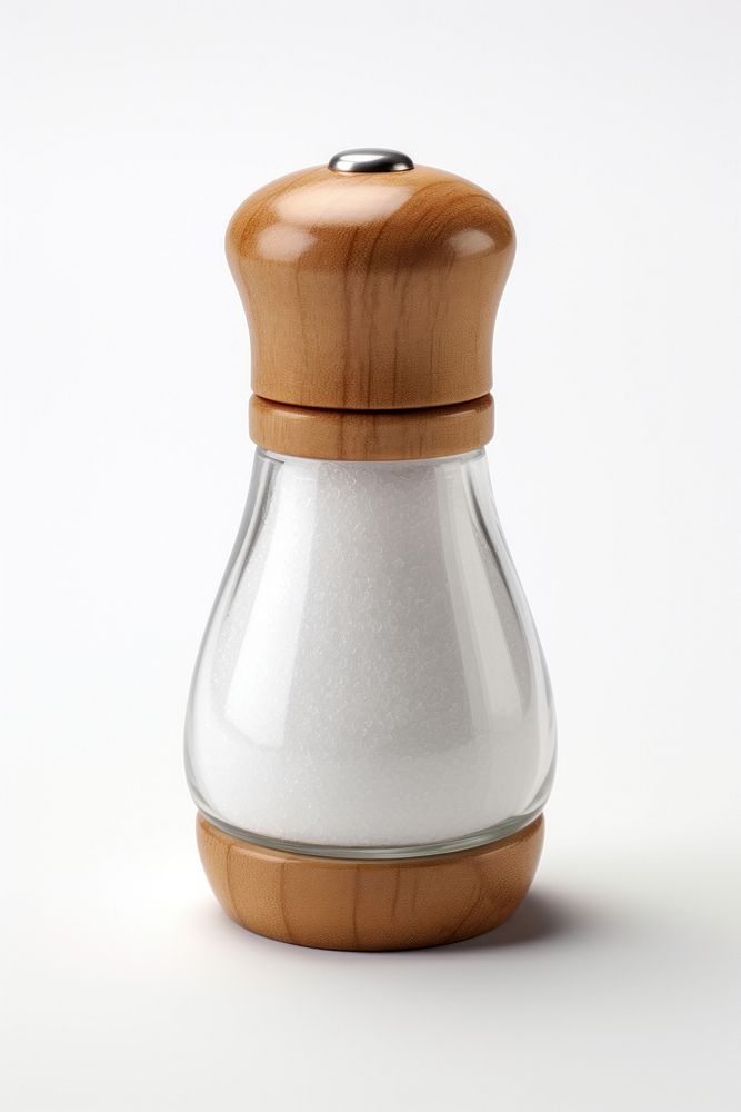 Bottle shaker white background salt shaker. AI generated Image by rawpixel.