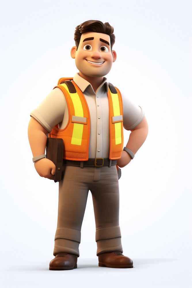 Cartoon vest toy white background. AI generated Image by rawpixel.