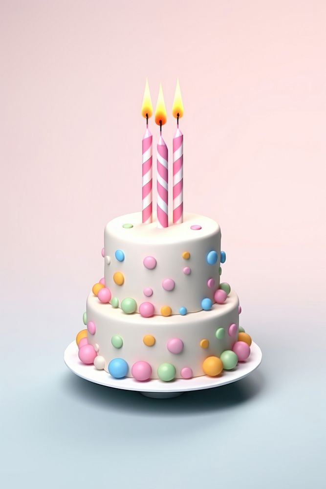 Cake birthday dessert food. AI generated Image by rawpixel.