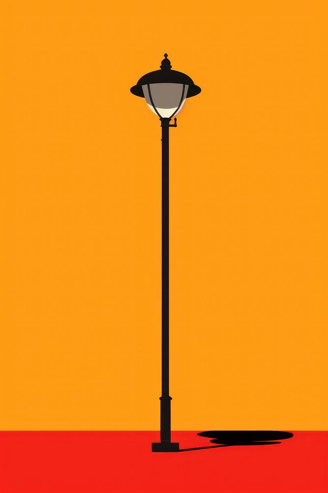 Lamp outdoors architecture illuminated. AI generated Image by rawpixel.