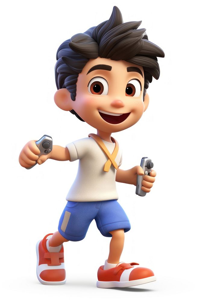 Smiling cartoon shorts toy. AI generated Image by rawpixel.