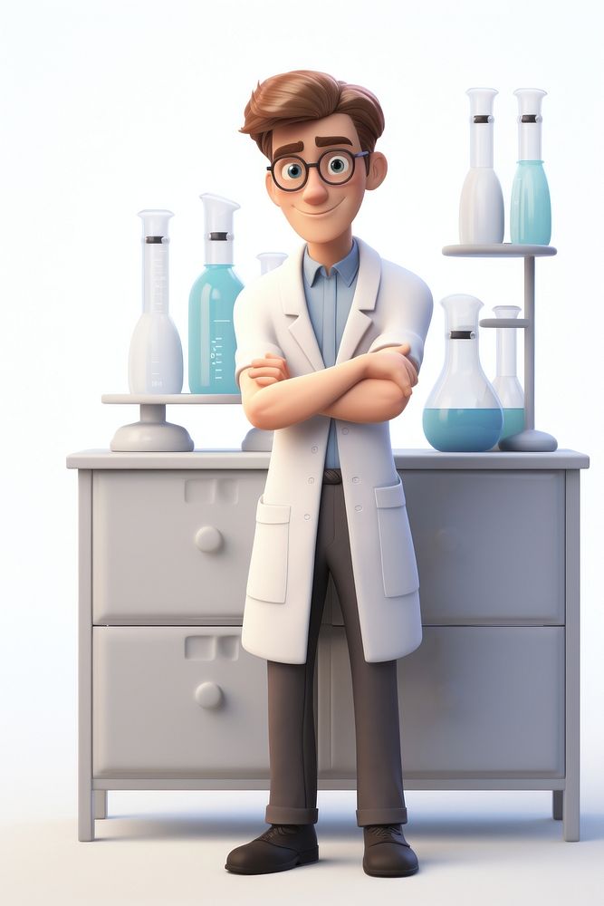 Person laboratory chemistry furniture. AI | Premium Photo Illustration ...