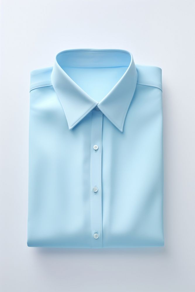Shirt white blue white background. AI generated Image by rawpixel.