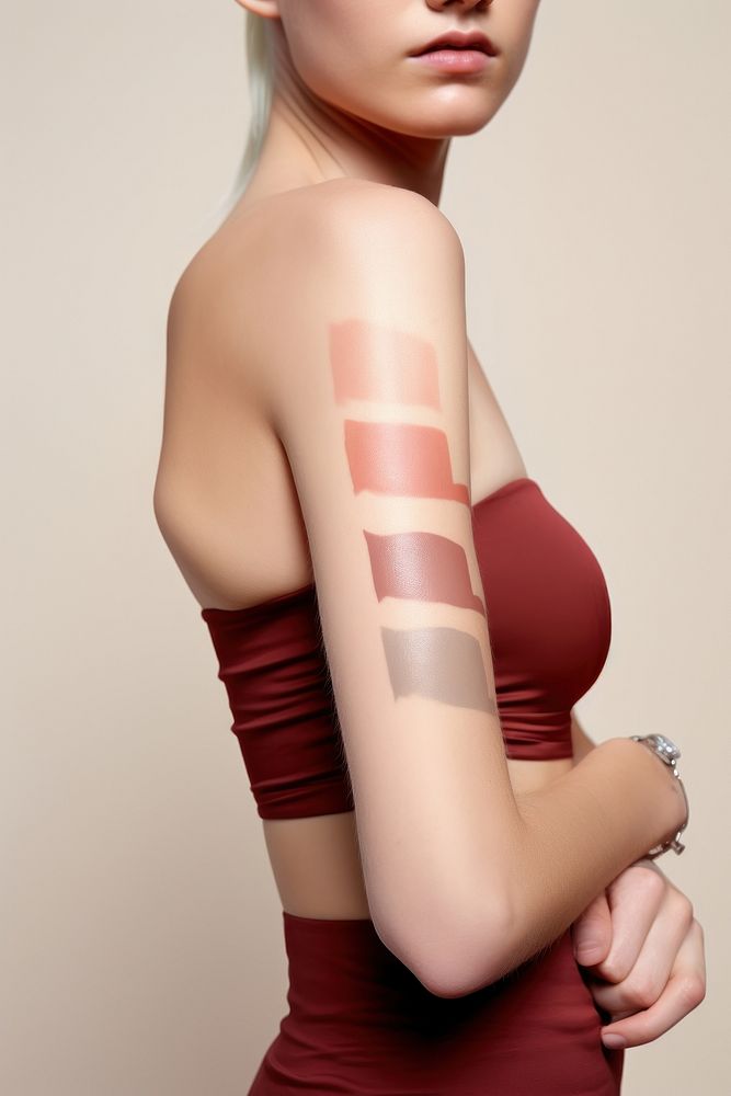 Adult skin red arm. AI generated Image by rawpixel.